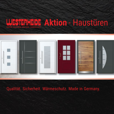 Premium Haustüraktion: Westerheide Eigenbau-Haustüren