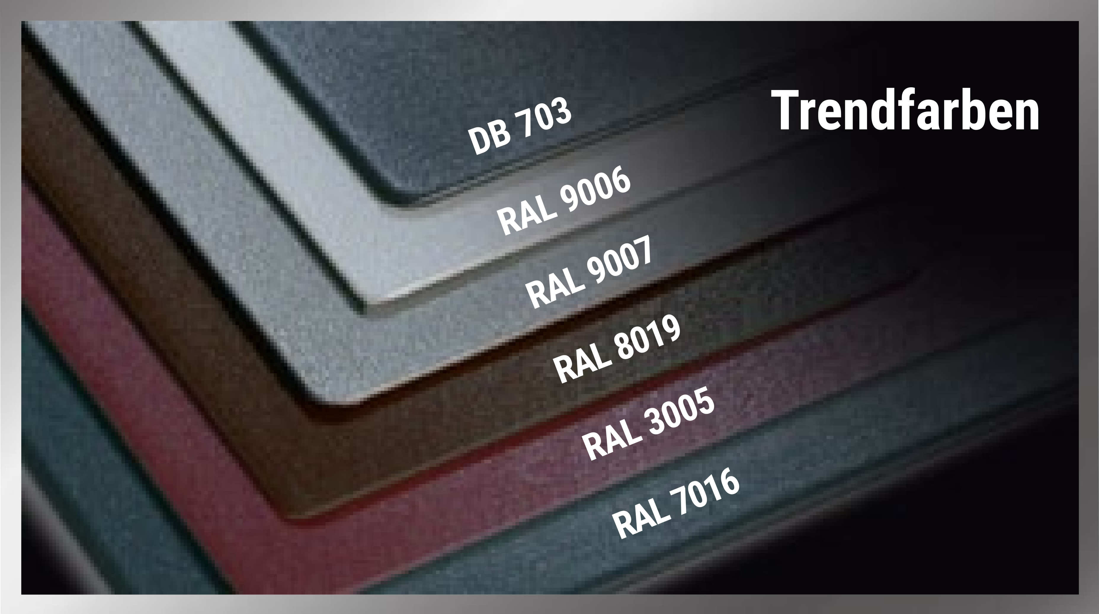 Farben Aluminium Haustüren