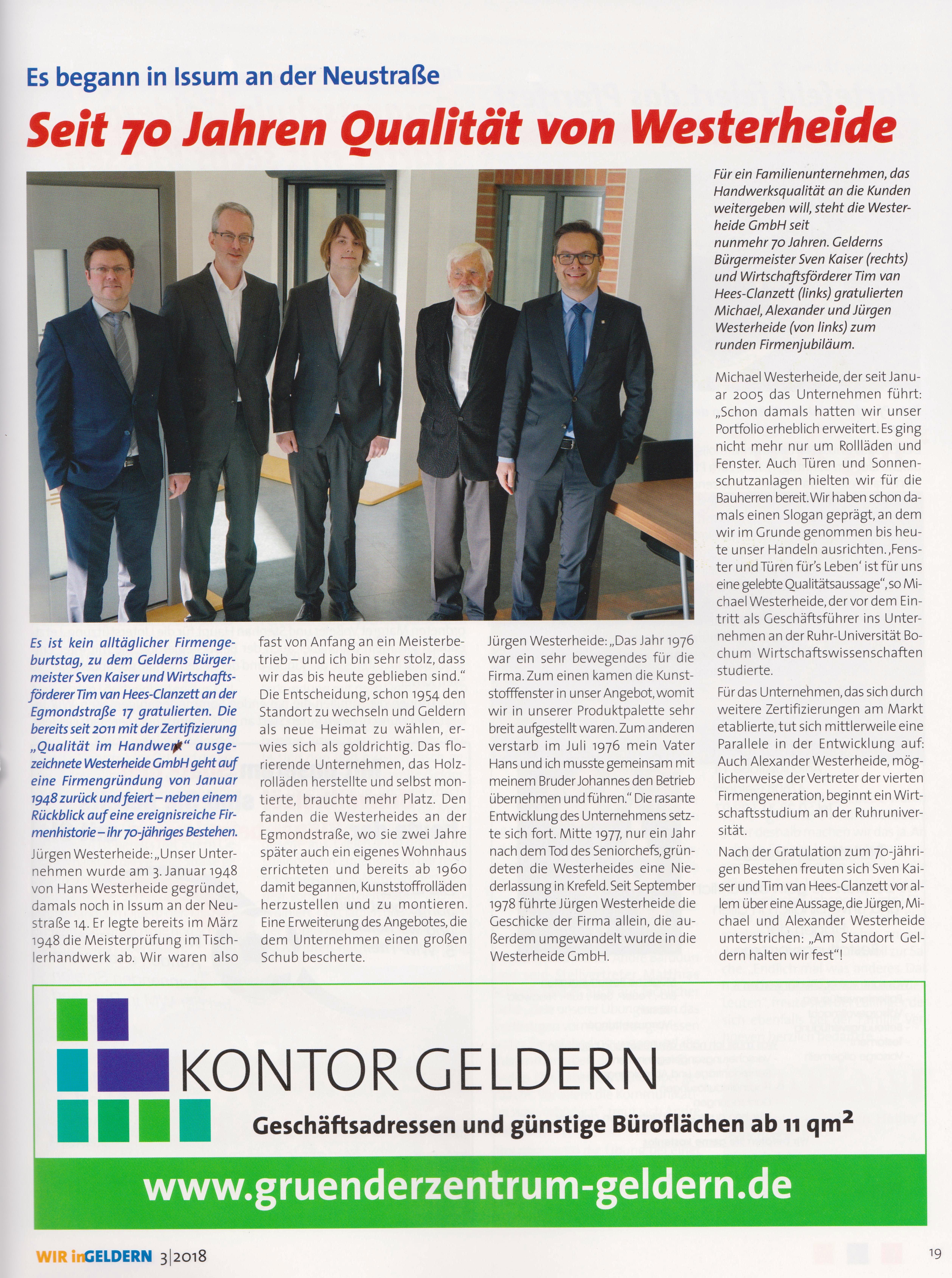 Wir in Geldern Artikel