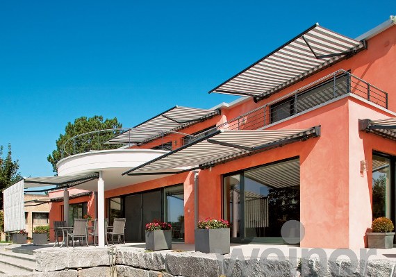 Weinor Topas Fassade Terrasse