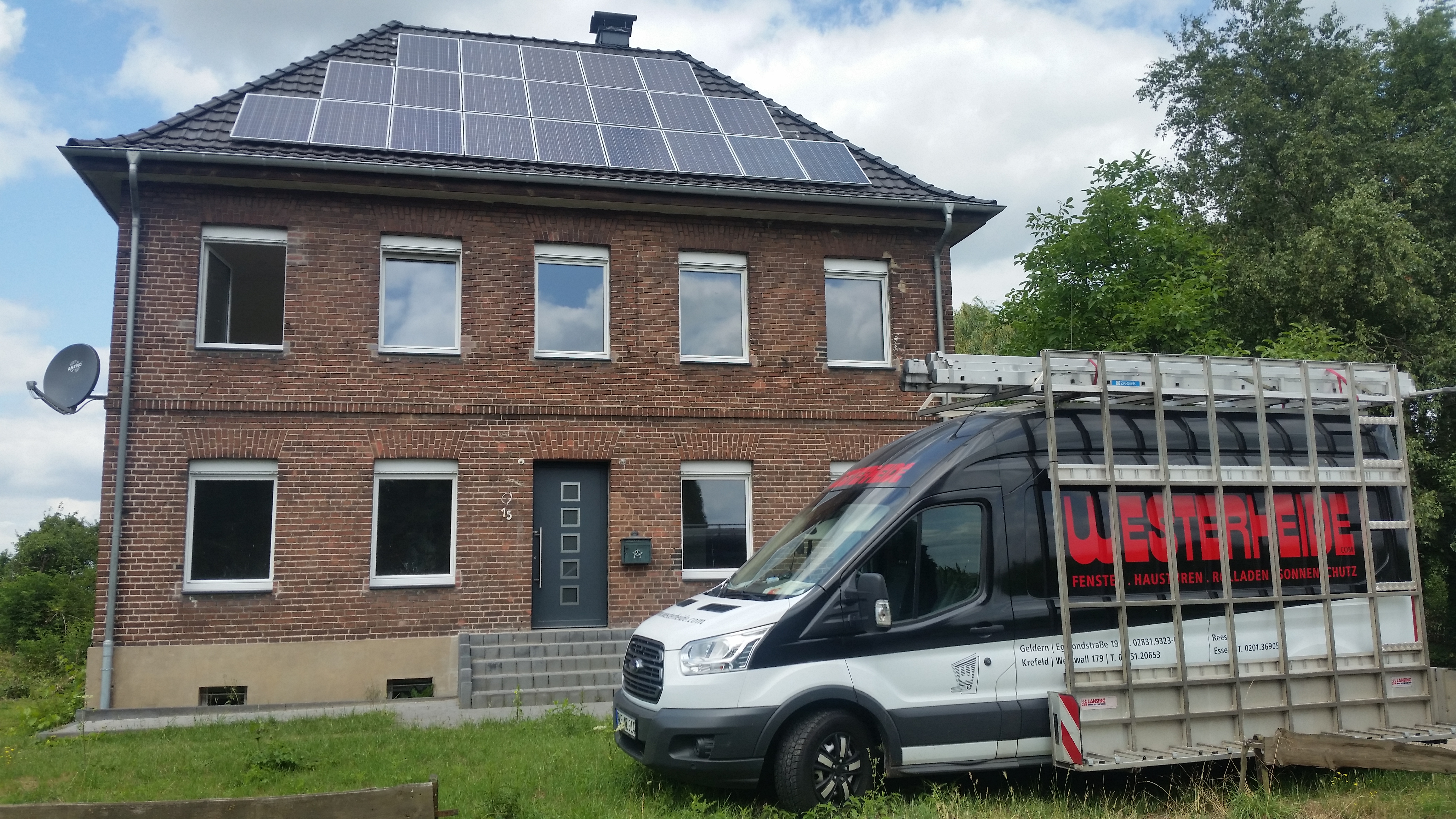 Westerheide Montage Handwerk Wagen Fenster